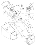 Page B Diagram and Parts List for 12AE979E401 1997 Yard Man Lawn Mower